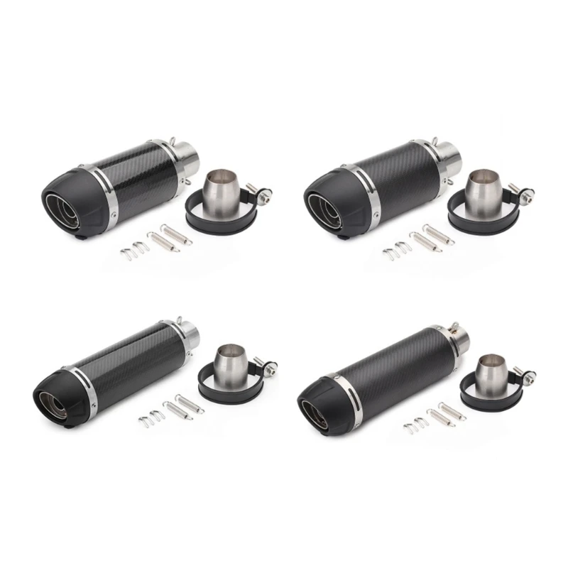 

Модифицированный глушитель выхлопной трубы для мотоцикла, скутера, питбайка, внедорожника, мотокросса 51 мм, выхлопной глушитель без шнуровки