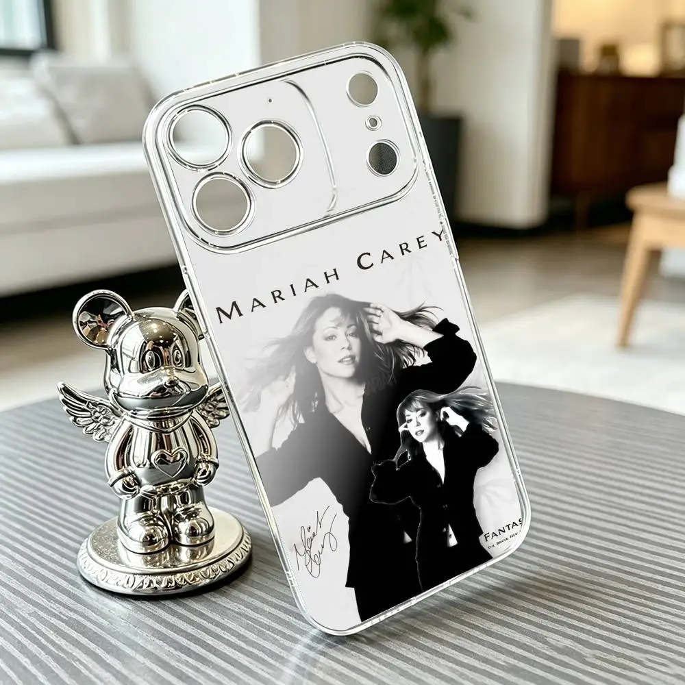 Фото Чехол для телефона M-Mariah C-Carey Singer, прозрачный силиконовый мягкий чехол для iPhone 17 16 15 14 13 12 11 Mini Pro Max Plus №2