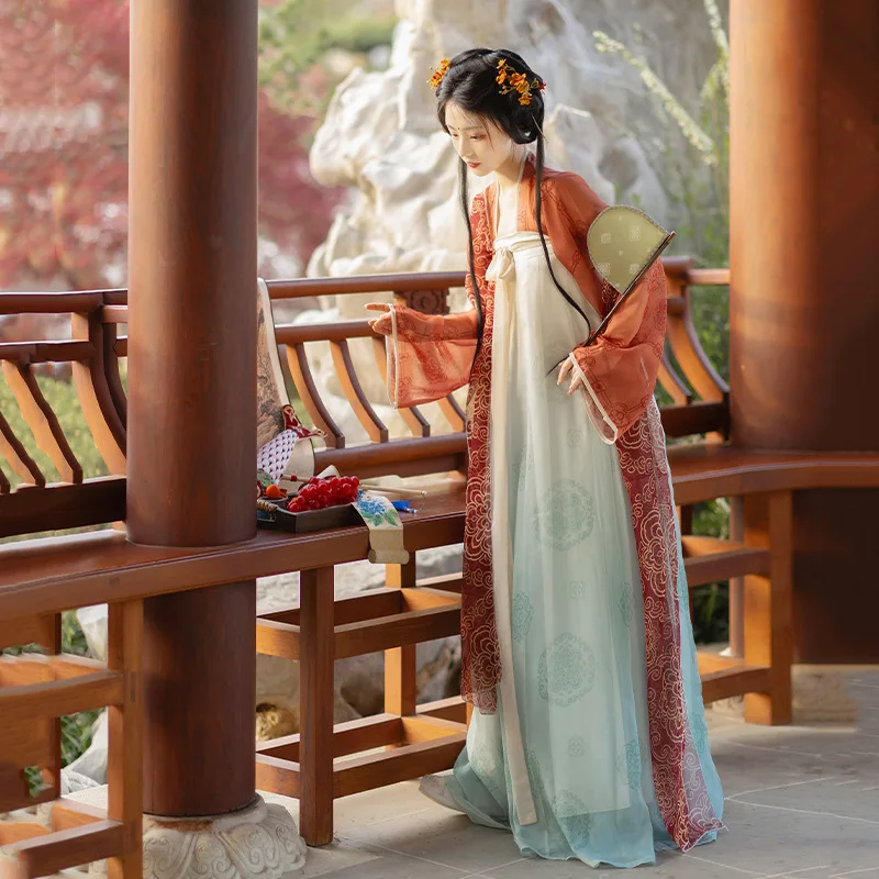 YJ07 оригинальная Женская юбка ханьфу династии Тан длина груди улучшенная Новая