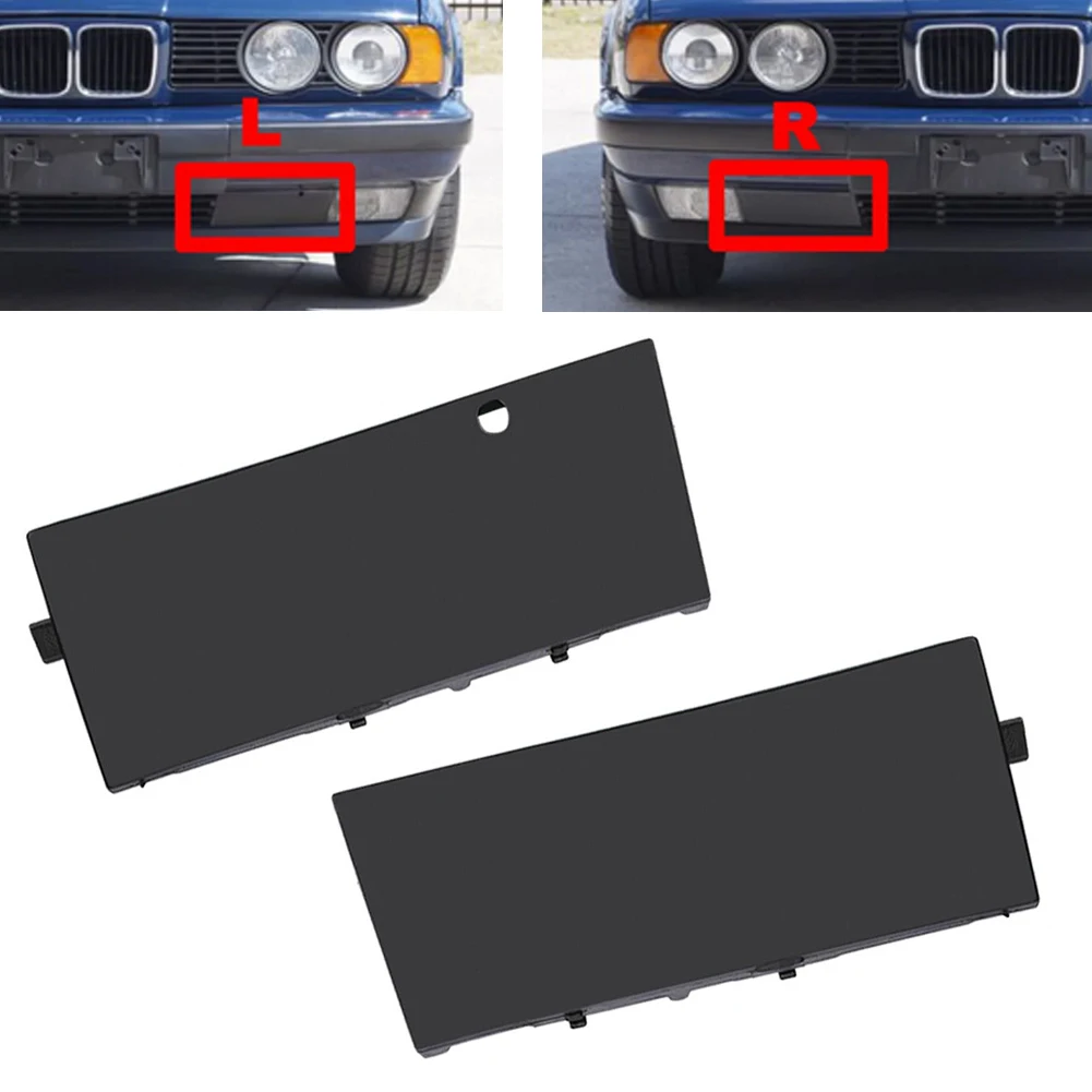 

2pcs Front Pair Bumper Tow Eye Hook Cover Plastic For BMW 5-Series E34 525i 530i 540i 535i 1989-1995 23cm*10cm #51111946496