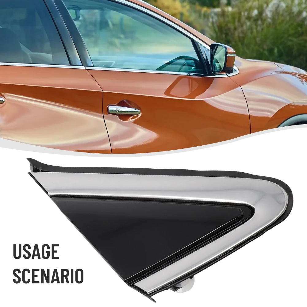 

1pc Car Mirror Molding Chrome Corner Trim Front Right Chromium Styling Fit For Nissan Murano 2015-2021 Easy Installation