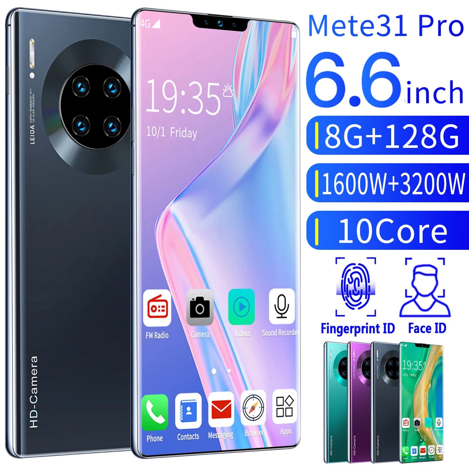

Mate31Pro смартфон с 5,5-дюймовым дисплеем, процессором MT6779, ОЗУ 16 ГБ, ПЗУ 6,6 ГБ, 8 Мп + 13 МП, 512 мАч
