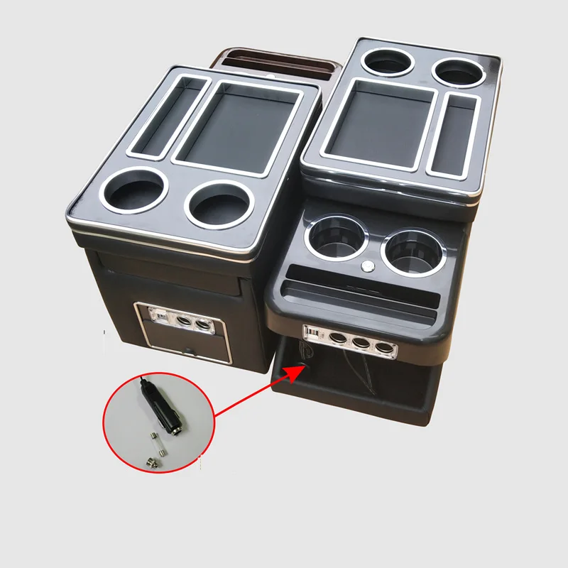 Подлокотник с USB подстаканником для VW Caravelle / Multivan T5 T6 2000-2019 | Автомобили и