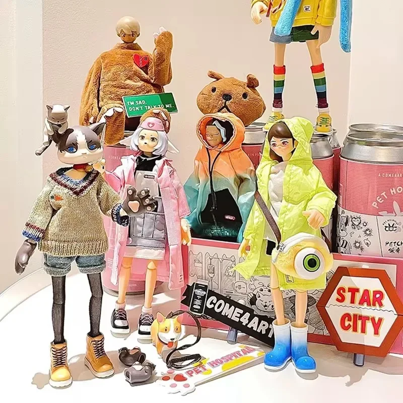 Come4arts домашние животные больничная серия модель мобильных кукол модные фигурки