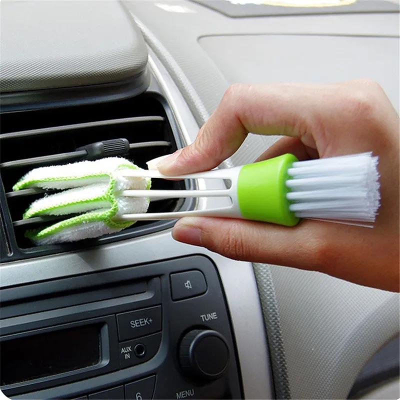 

Car Air Conditioner Vent Brush Microfibre Car Grille Cleaner Auto Detailing Blinds Duster Brush Car-styling Auto Accessories