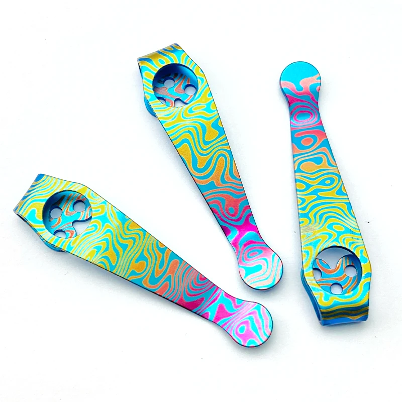 

Титановый карманный зажим для ножей ручной работы на заказ