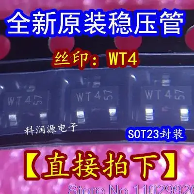 50 шт./партия BZX84-C2V7 SOT23 WT4 2 7 V/