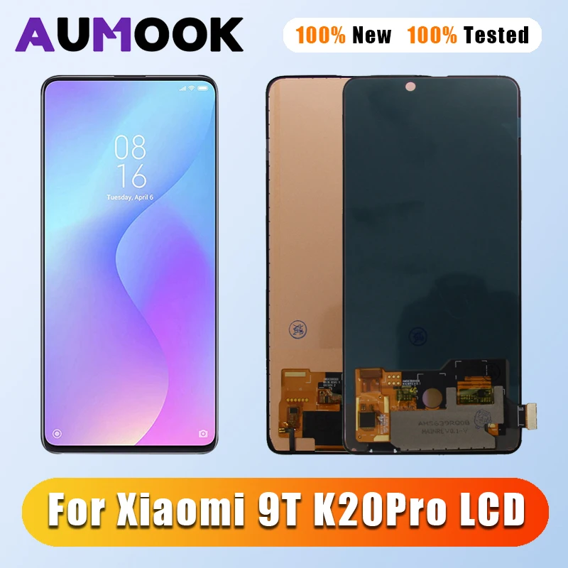 

ЖК-дисплей AMOLED для Xiaomi Mi 9T, ЖК-дисплей, сенсорный экран с рамкой, дигитайзер в сборе для Mi 9T Pro LCD Redmi K20/K20 Pro LCD