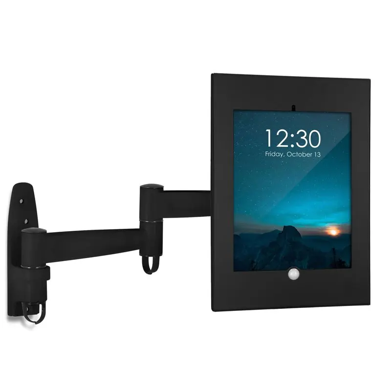 

Secure iPad Wall Mount Enclosure w/ Swing Arm for iPad 8