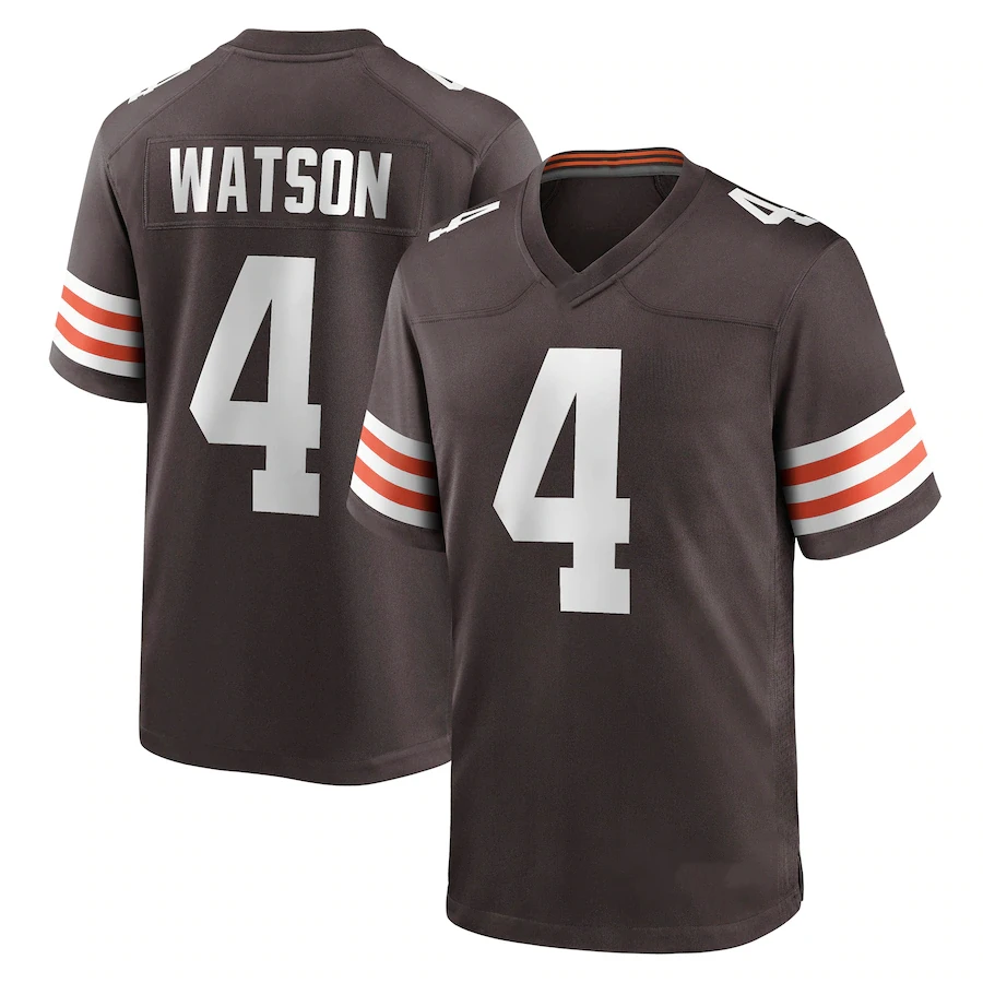 

Men's Casual Sports T-Shirt Deshaun Watson Hand Embroidered Print Jersey, Official Reissue, Special Edition 2022