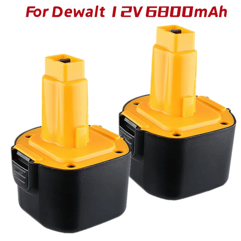 

9.6V 6.8Ah Ni-MH Battery for Dewalt DE9036 DE9061 DE9062 DW9060 DW9061 DW9062 EZWA 29 DW050 DW909K DW909 DW902, DW913+Charger