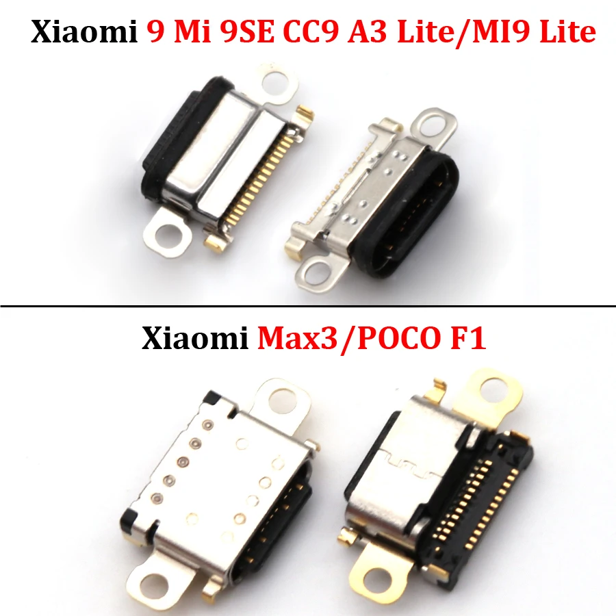 5-10 шт., разъём для зарядного устройства Xiaomi 9 Mi 9SE CC9/A3 Lite/Max3/POCOPhone POCO F1