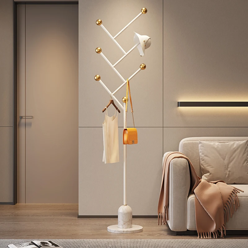 

Space Store Coat Racks Storage Shelves Display Clothes Hangers Suit Bag Corner Standing Appendiabiti Minimalist Furniture SQC