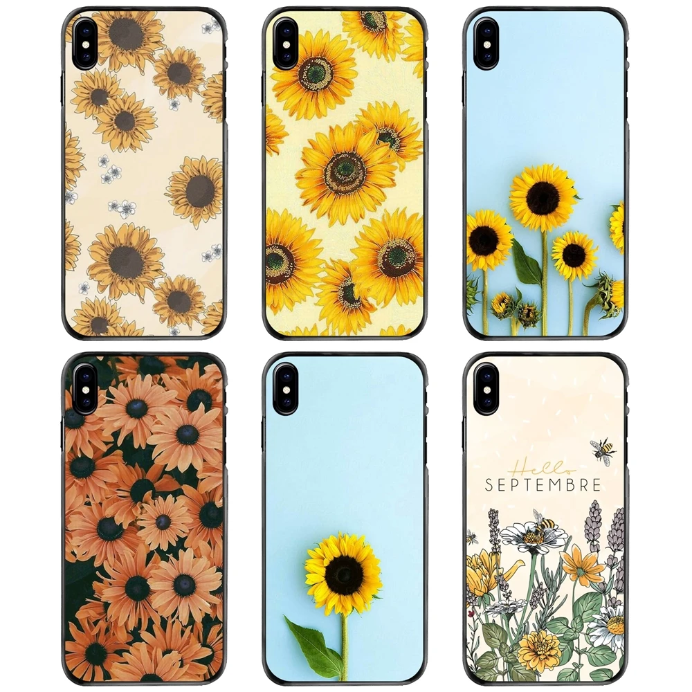 

Summer Daisy Sunflower Flower Floral For Apple iPhone 11 12 13 14 Pro MAX Mini 5 5S SE 6 6S 7 8 Plus 10 X XR XS Hard Case Cover