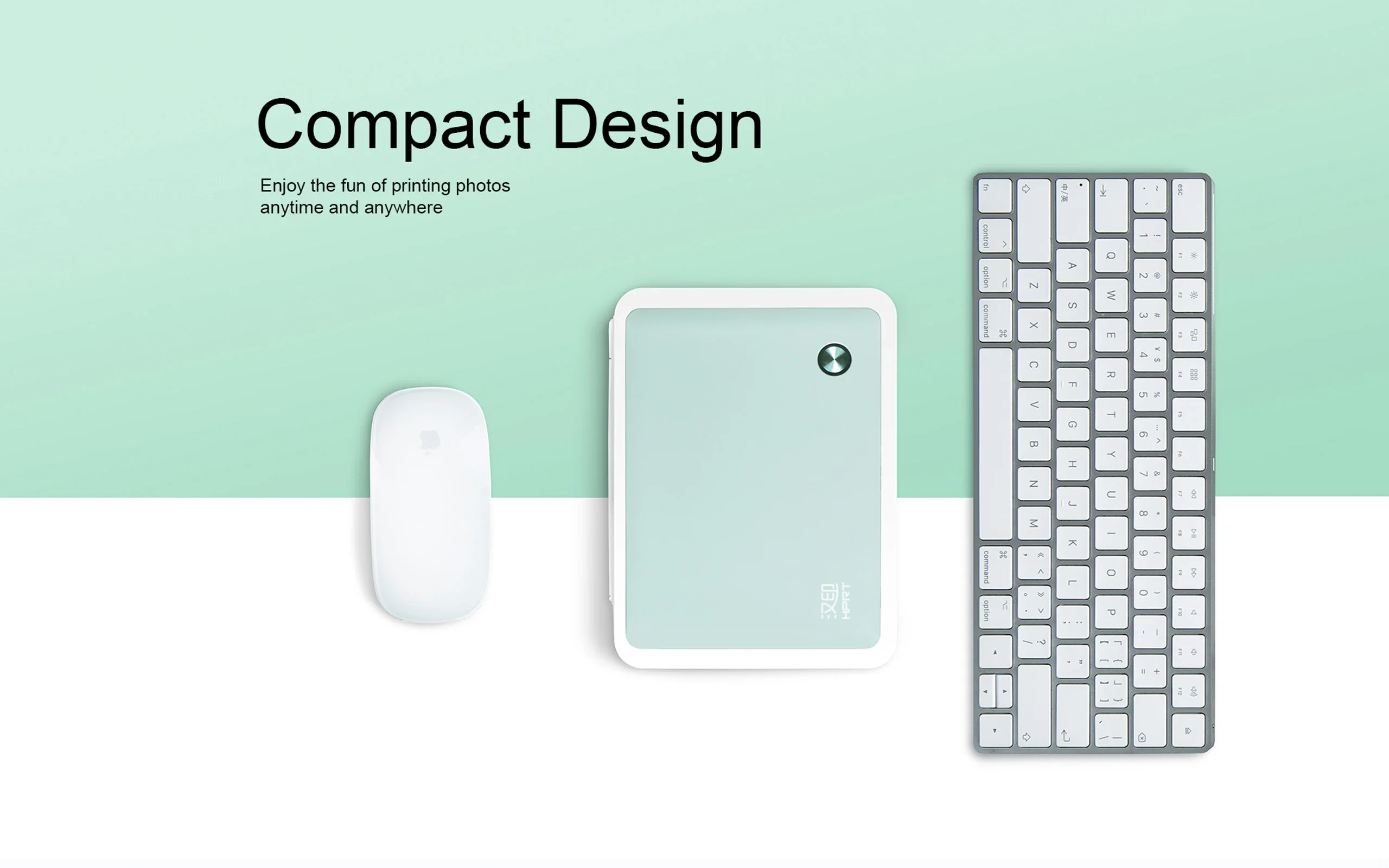 Маленький принтер HPRT C4000L 300 точек на дюйм Портативный беспроводной BT Мини ручной