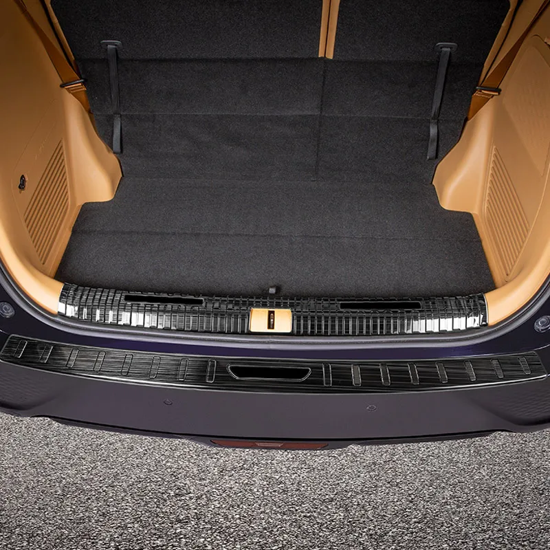 Нержавеющая сталь накладка на порог багажника автомобиля задний бампер защитная