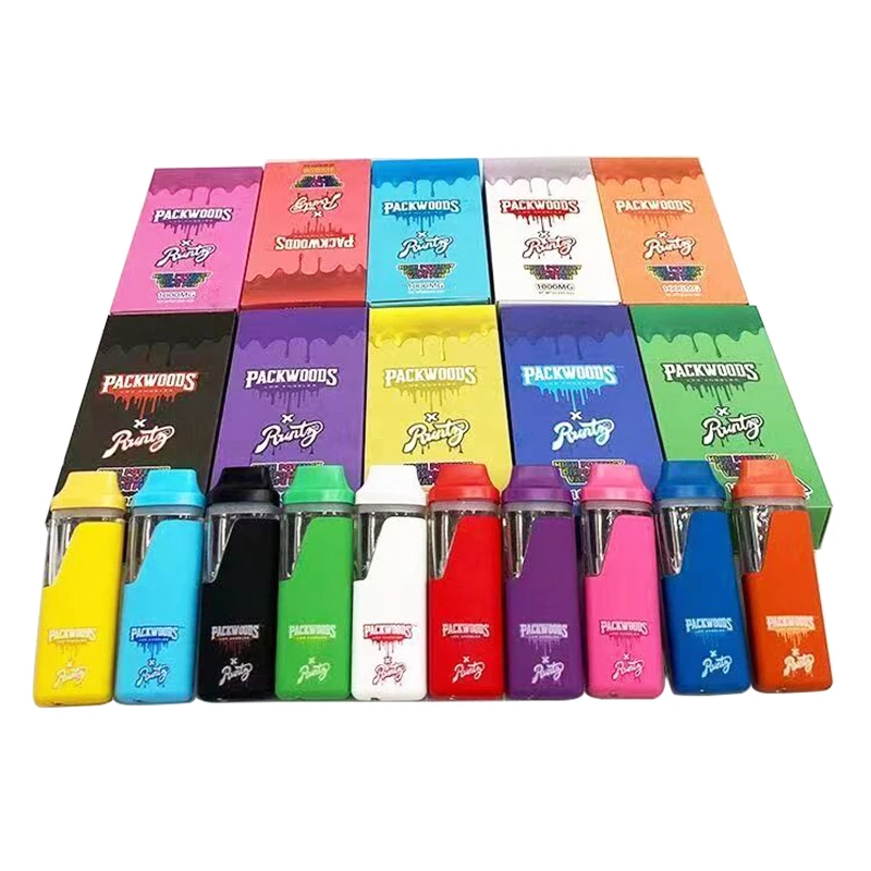 

Runtz X Packwoods Runty Disposable Vape Pen 380mAh Battery Rechargeable 1ml Empty Pods for Thick Oil Carts E Cigarettes Vapes