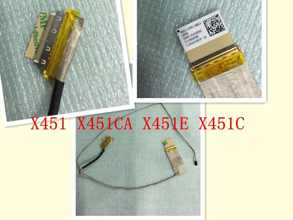 

Новый ЖК-кабель для ASUS X451 X451M X451C X451E X451CA F451M F451MAV 14005-01020000 экран LVDS видео гибкий ленточный соединитель