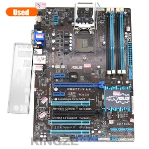 Материнская плата ASUS P8Z77-V LX LGA 1155 DDR3 i3 i5 2232nm CPU USB3.0 32 Гб SATA3 VGA HDMI Z77, бу, настольная материнская плата