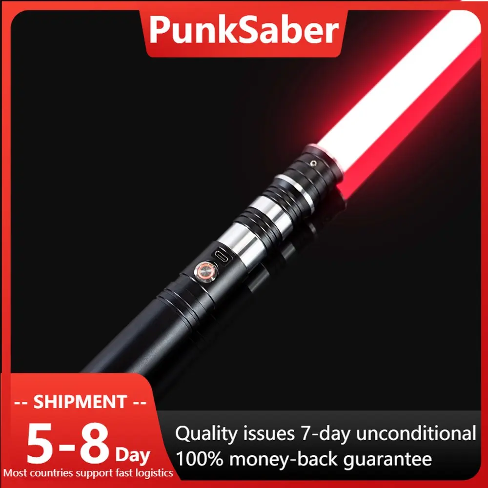 

PunkSaber Laser Sword Cosplay Dueling Gift Metal Hilt FX-FOC With Sound Fonts Light-Up Glowing Toys LED Lightsaber Sable De Luz