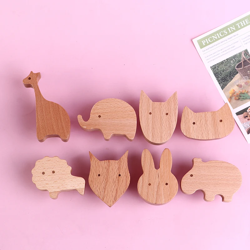 

Solid Wood Wall Mounted Hook Towels Coat Bags Clothes Storage Hook Self Adhesive Wall Hanger Mounted Children Room Storage Rack