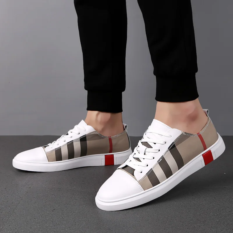 

Men Shoes Sneakers Chunky Skateboard Shoes Men Fashion Casual Sports Shoes High Quality Genuine Leather Designer Shoes Plus Size