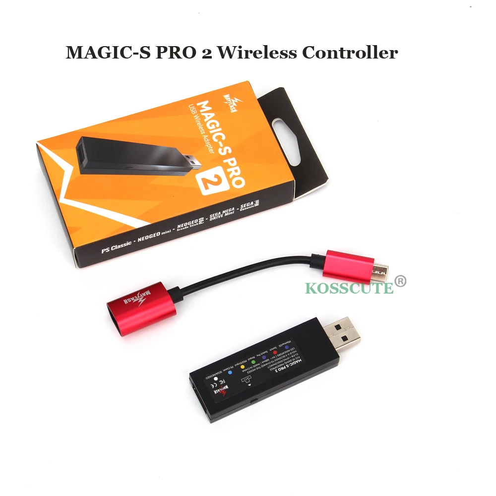 Адаптер беспроводного контроллера MayFlash MAGIC-S PRO 2 для Nintendo Switch/PS4/PS3/NEOGEOMini/PS Classic