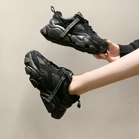 daddy shoes ins new all match thick soled sports shoes internally increased womens shoes hot sale