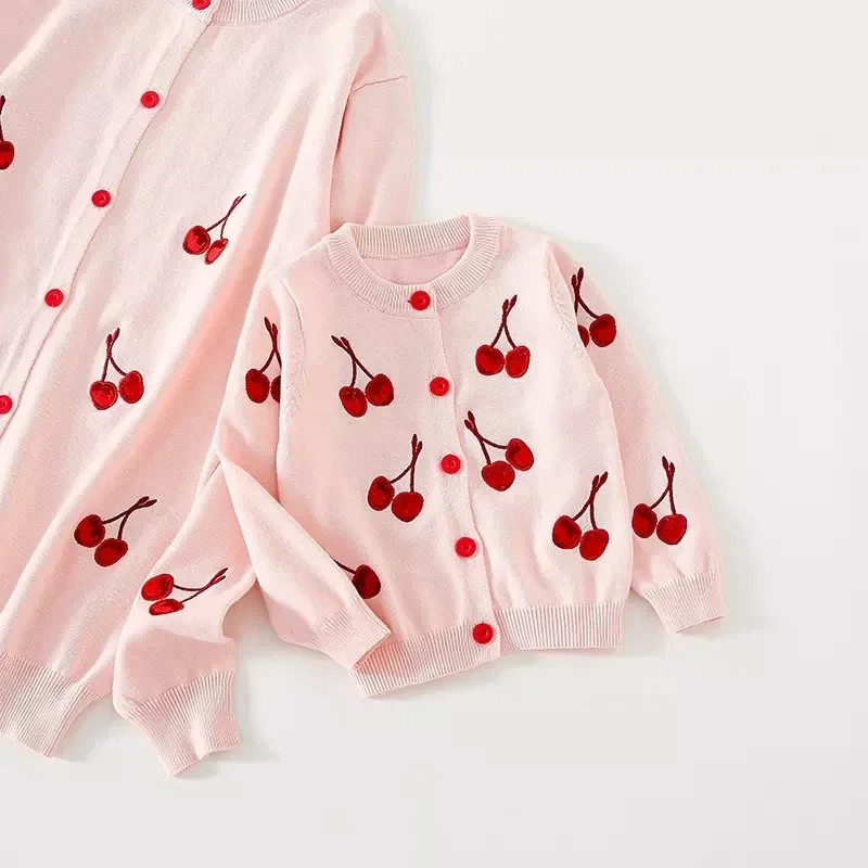 

Женский трикотажный кардиган для мамы и дочери