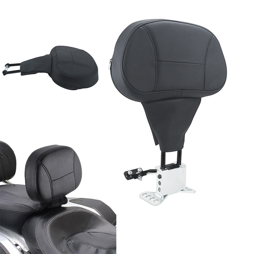 

Motorcycle Smooth Leather Rider Backrest Parts For Harley Touring Road King Electra Glide Road Glide Street Glide 2009-2022