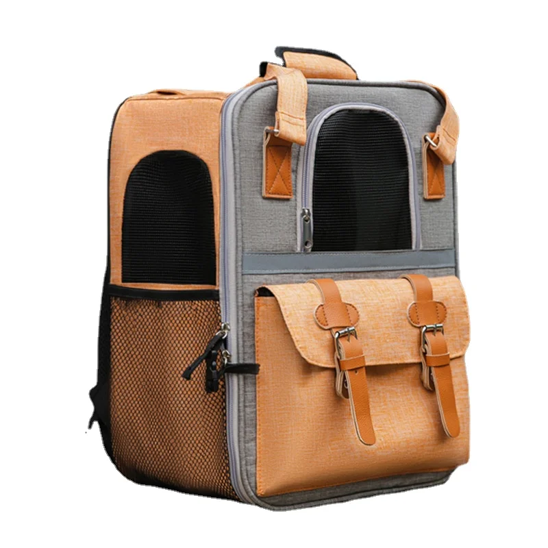 

Pet Backpack Backpack Dog Cat Bag Go Out Portable Large Capacity Cat Crate Box Cute Fashion Handbags Pet Bag 2021 NEW