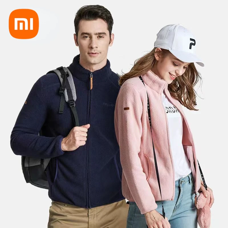 

Зимняя Теплая Флисовая Куртка Xiaomi f16ot, плотное флисовое уличное спортивное пальто, теплое Коралловое пальто, одежда для альпинизма