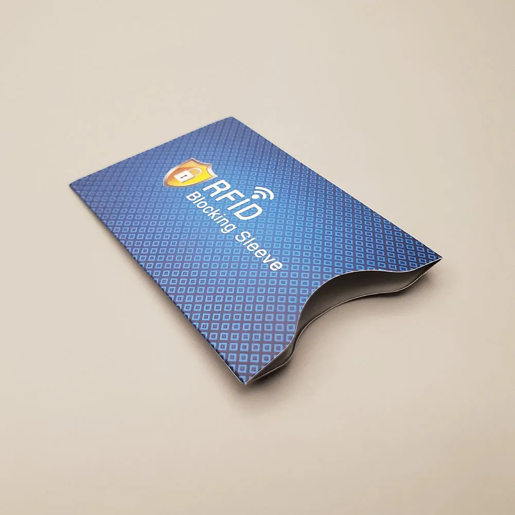 Blocking Reader Storage Bag Card Holder Protective Cover Case ID Card Credit Card Safe Bag Copper Anti-rfid NFC Protector