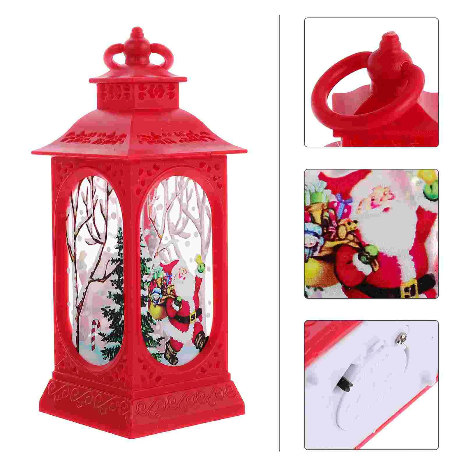 

Christmas Lantern Decoration Led Snowman Glitter Outdoor Nightxmas Desktop