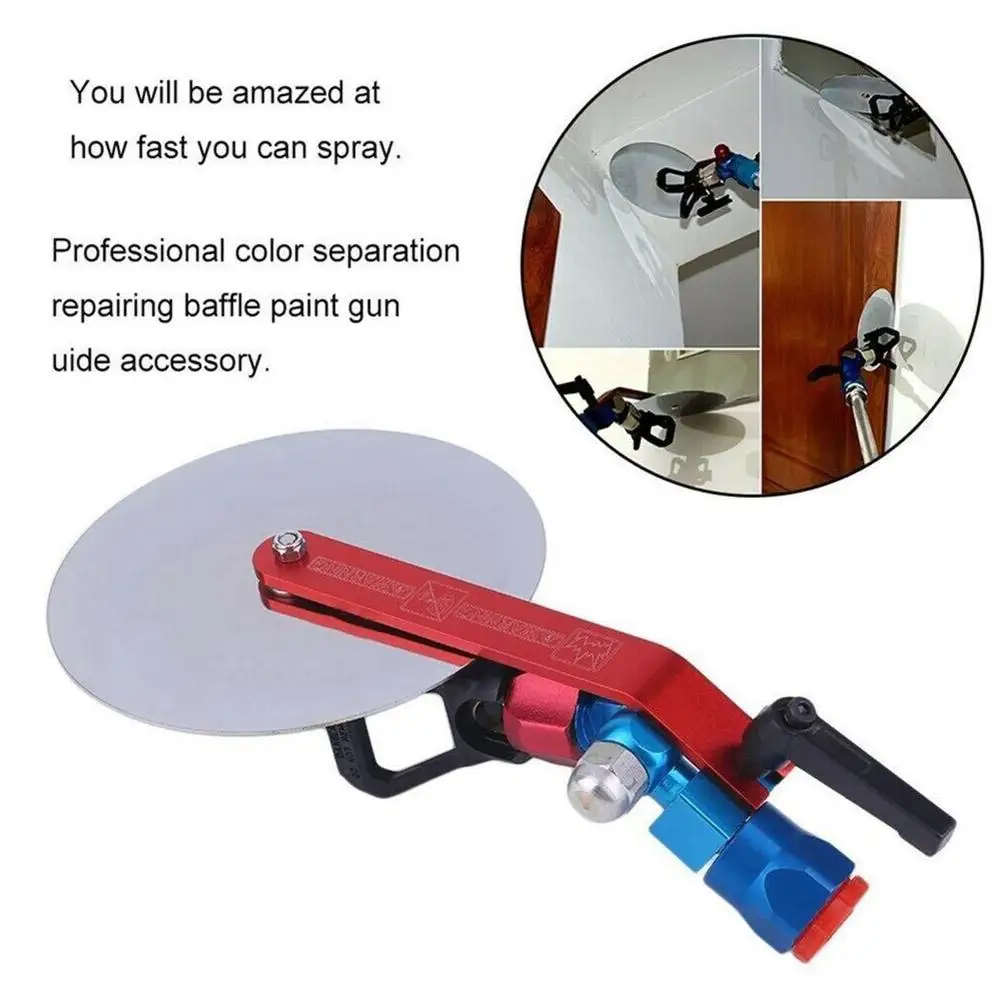 

7/8'' Paint Sprayer Universal Guide Tool Splash-proof Trimmer Spray Airless From Seat Tip Nozzle Color Baffle Separation