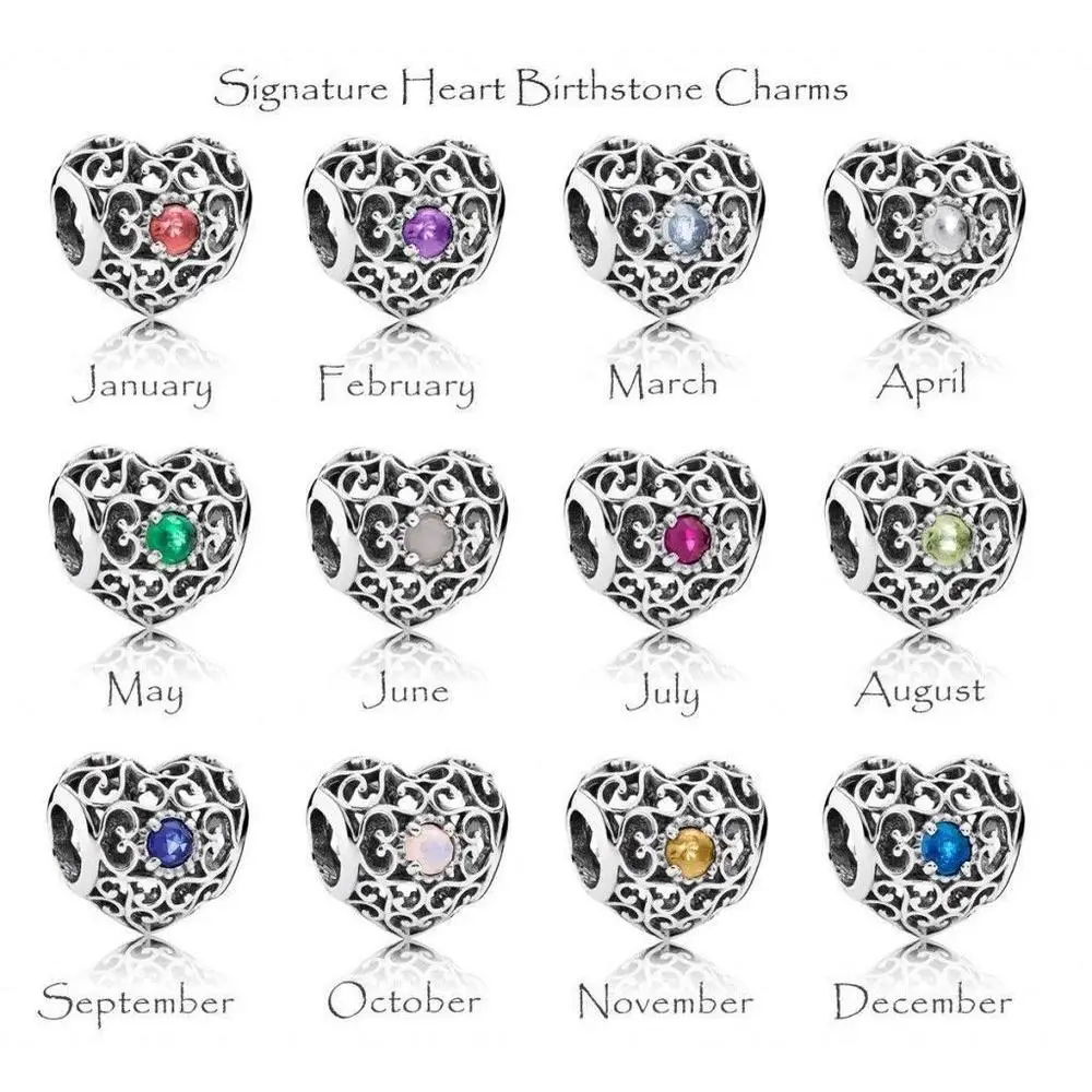 

12 Month Birthstone Big Hole Beads Jewelry Accessories