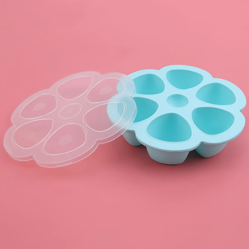 

Baby Food Container Silicone Baby Food Container Infant Fruit Breast Milk Storage Box Freezer Tray Crisper High Quality Safety