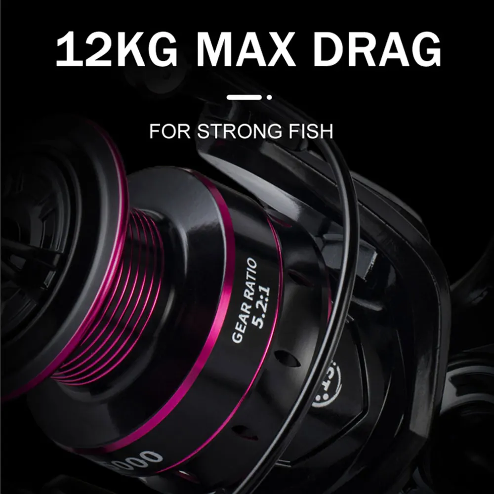 BILLINGS FK1000-7000 Спиннинговая Рыболовная Катушка