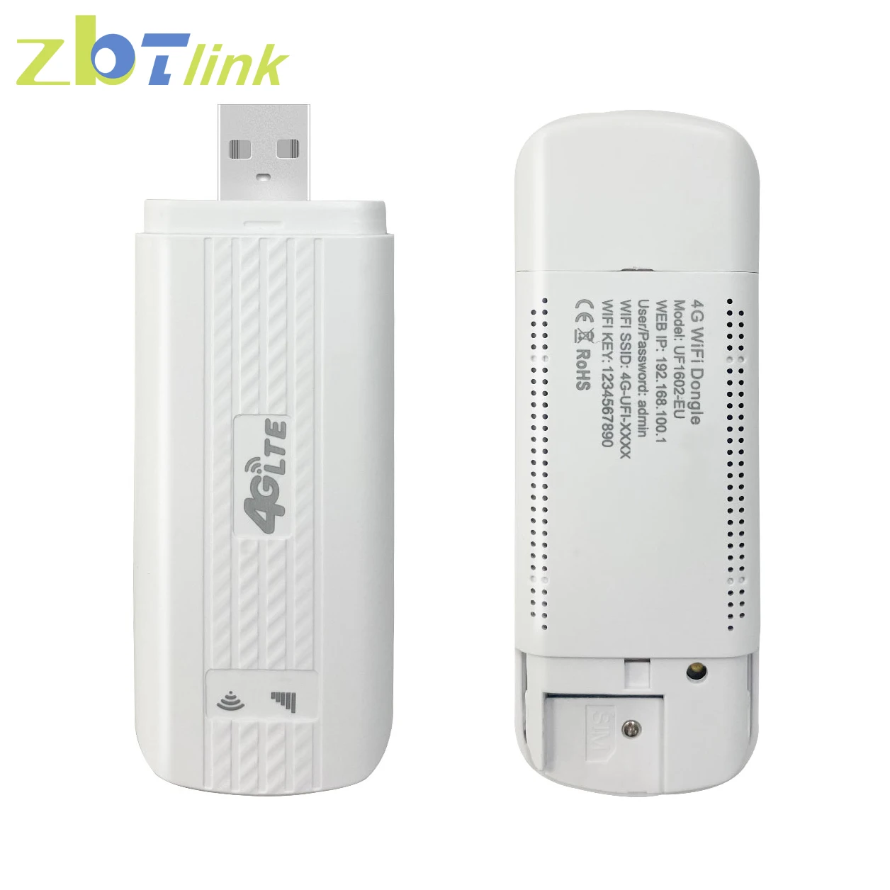 Zbtlink Unlocked Mobile USB 4G LTE Modem Wireless Dongle Wifi Router 150mbps With SIM Card Slot Pocket For Car Yacht Outdoor