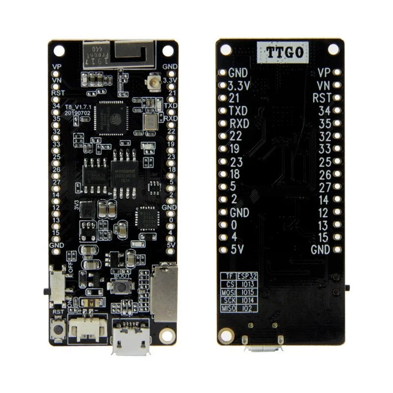 

For TTGO T8 V1.7 Wifi Bluetooth Module ESP32WROVER 4MB FLASH 16MB FLASH 8MB PSRAM Electronic Module