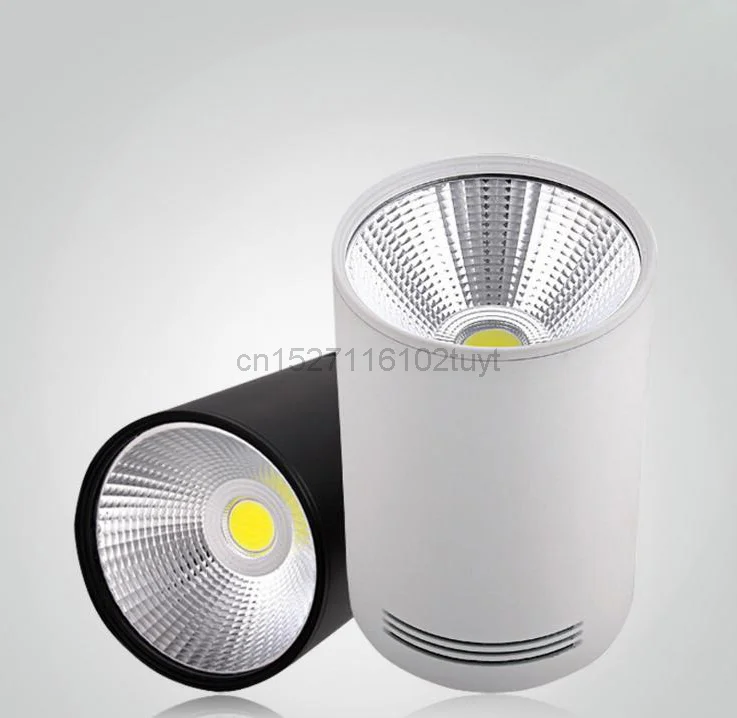 

5pcs Surface Mounted LED Downlights 7W 9W 12W 15W 20W 30W COB With Driver Ceiling Downlight 110V 220V Spotlight