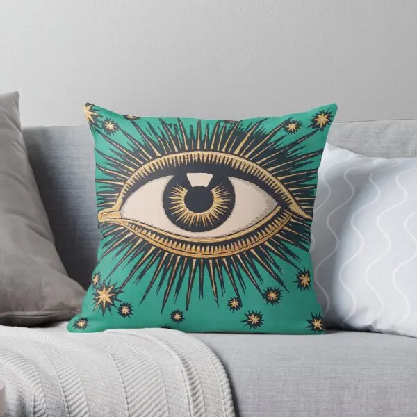 

Vintage All Seeing Eye Printing Throw Pillow Cover Hotel Sofa Bedroom Bed Comfort Fashion Wedding Case Pillows not include