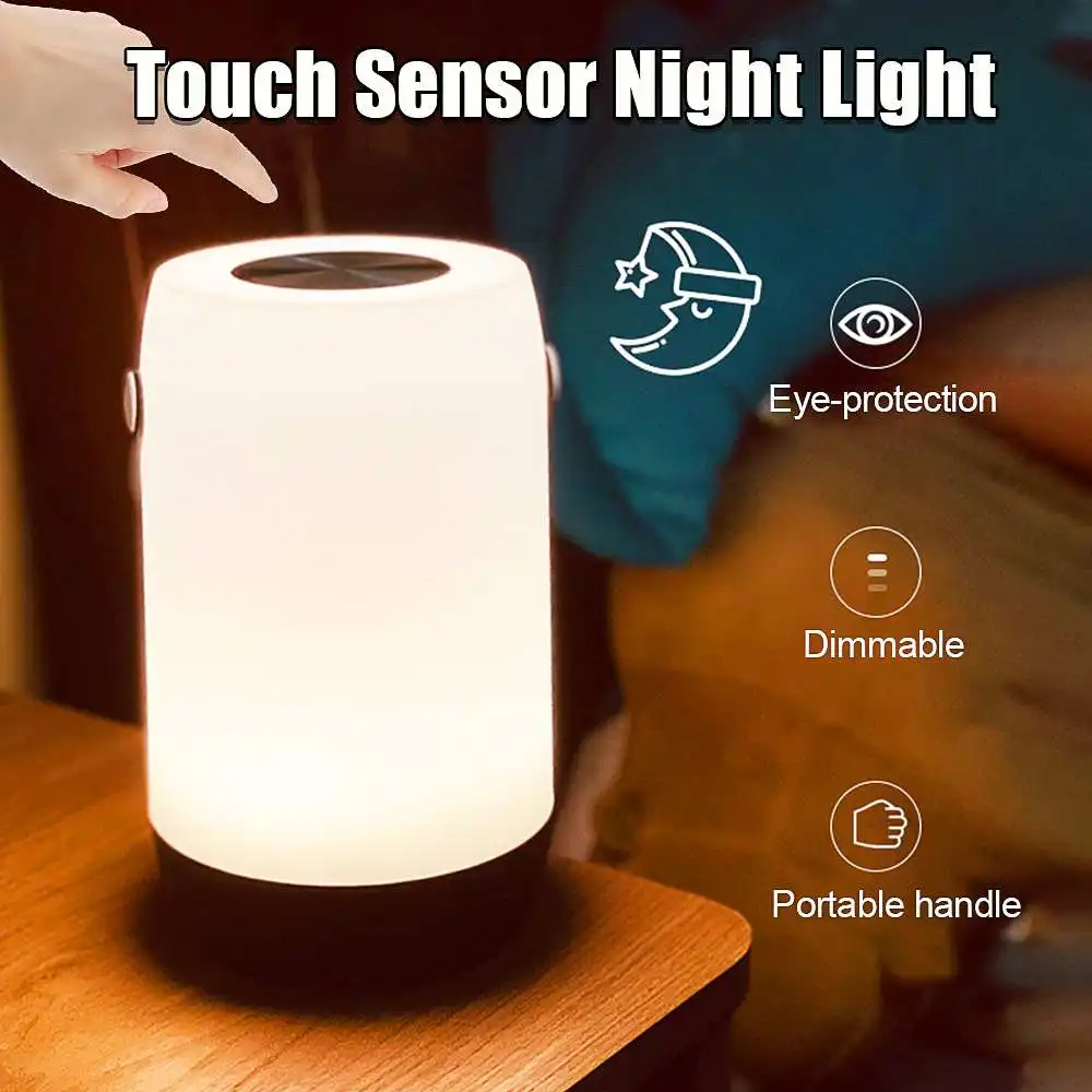 

LED Dimmable Camping Flashlight Rechargeable Lantern Outdoor Tent Lamp Portable Lanterns Emergency Warm and White Light For BBQ