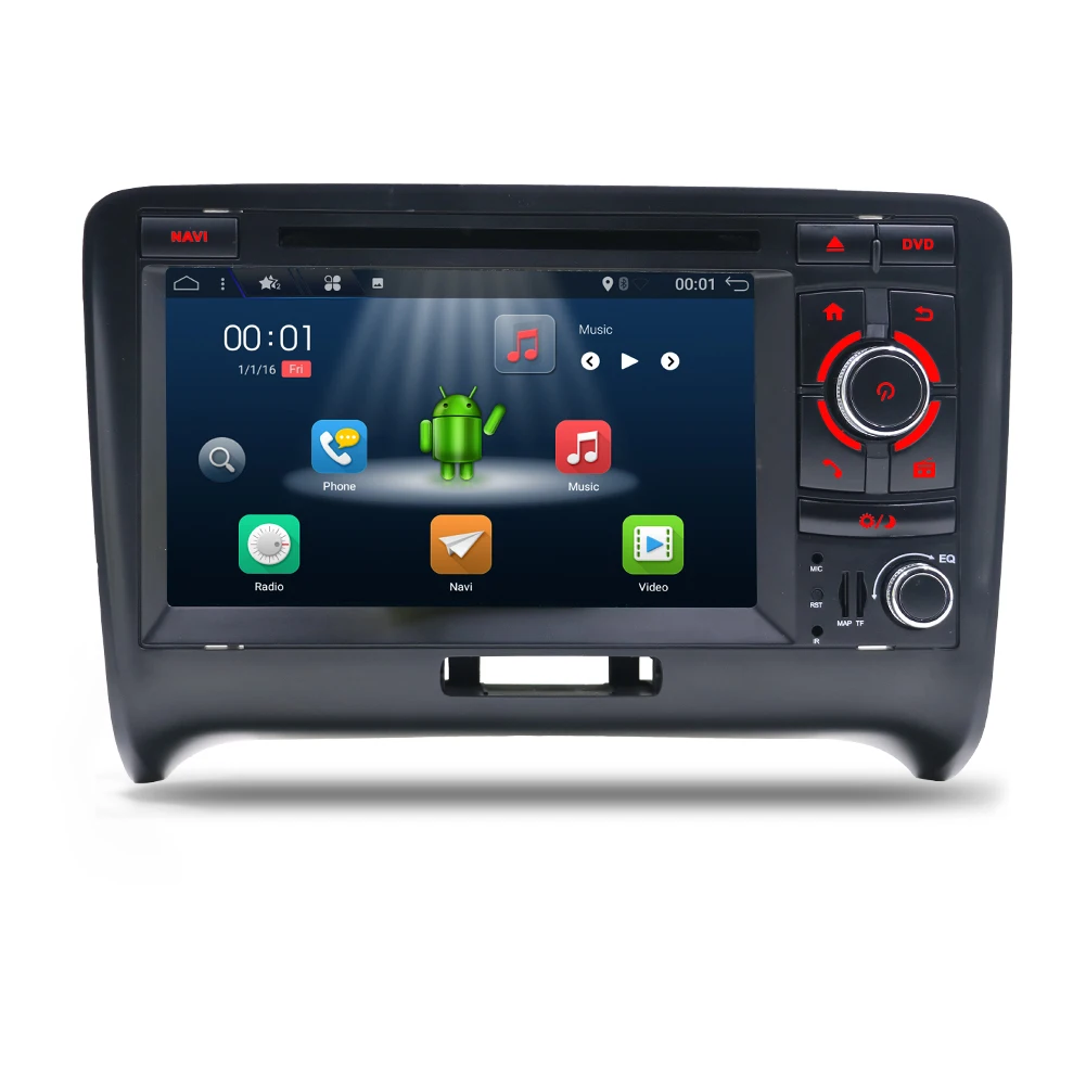 Автомобильный DVD-плеер 2 Din для Audi TT MK2 8J 2006-2012 Android 10.0 GPS Navi SWC Bluetooth Камера Canbus