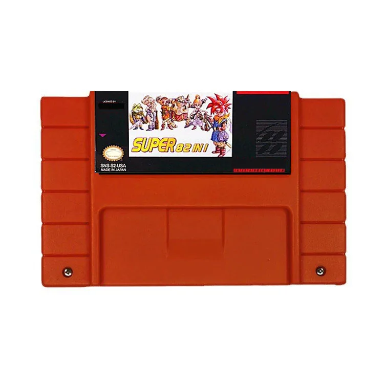 Фото Игровая папка Super 82 в 1, картридж Harvest Moon Goof Troop Final Game Fansty II III IV Megaman X IV Terranigma Zeldaed Link №3