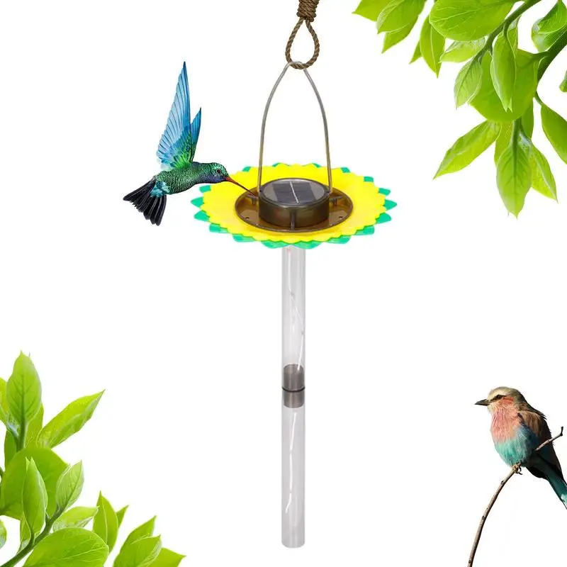 

Solar Bird Feeding Tray Solar Sunflower Tray Feeder For Wild Birds Sunflower Garden Decor Stake Wild Bird Watcher For Bird