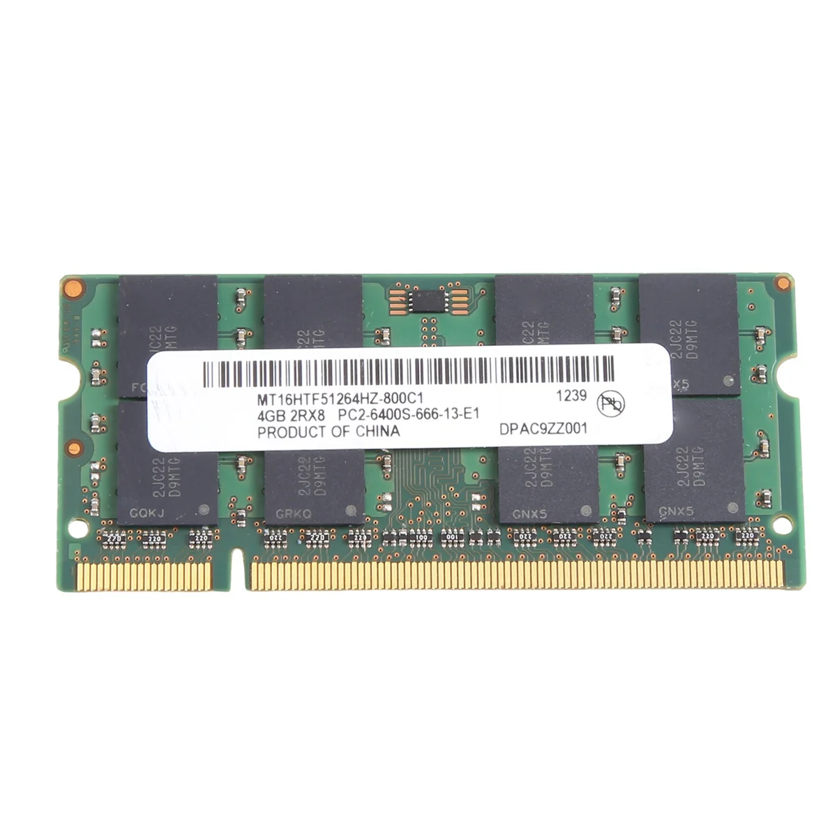 Для MT DDR2 4 ГБ 800 МГц ОЗУ PC2 6400S 16 чипов 2RX8 1 8 В 200 контактов SODIMM для памяти ноутбука