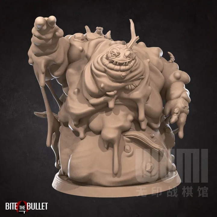 Миниатюрная модель из смолы элементный монстр темная пустота деревянный лед