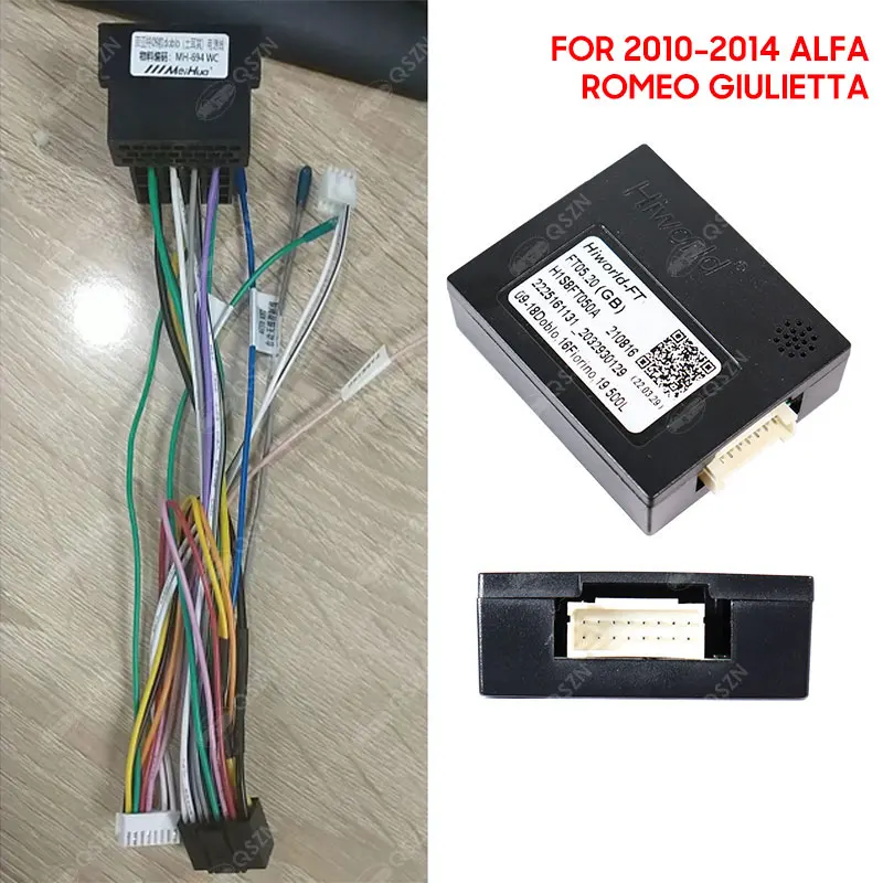 16-контактный адаптер Canbus Box FT05.20 (GB) для 2010-2014 ALFA ROMEO GIULIETTA жгут проводов кабель Android