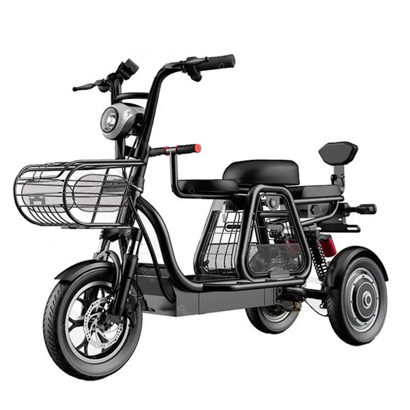 

Powerful Electric scooter Bike 500W 48V Electric Bicycles With Removable Battery 3 Wheel Electric Tricycle For Elderly/Disabled